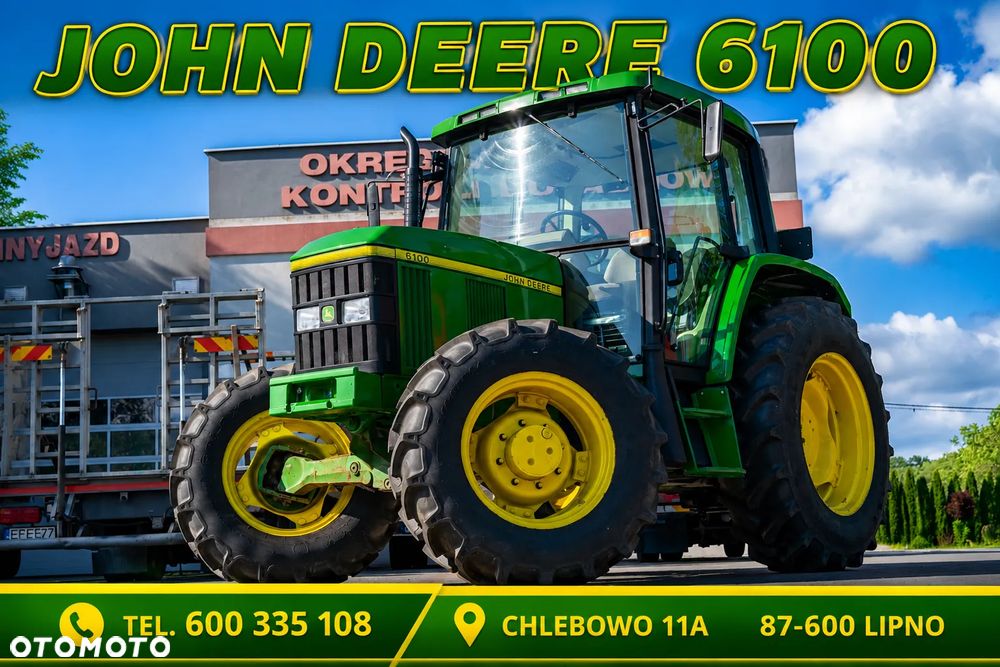 John Deere 6100 Stan idealny Bez Elektroniki  Ciągnik Prasa Rozrzutnik Obornika - 2