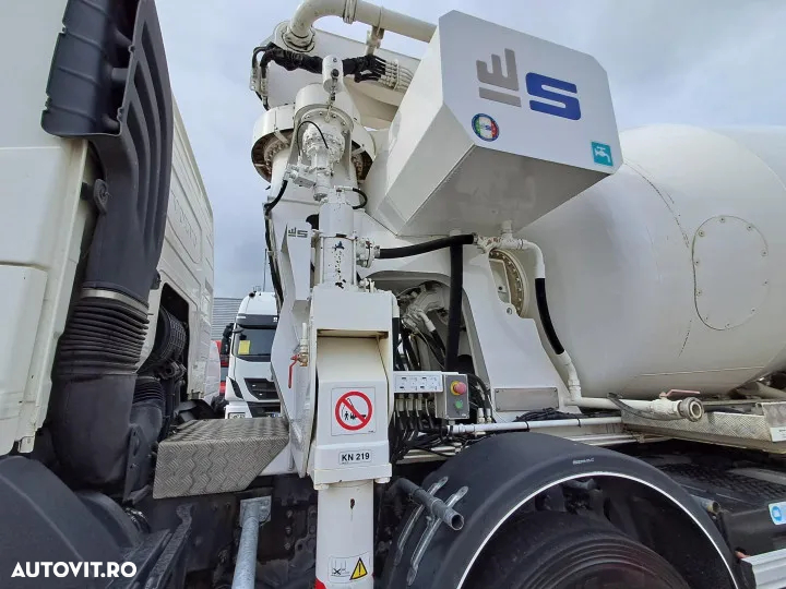 Volvo fmx 420 8x4 cu pompa turnare 4z28 si mixer beton sermac euro 6 automat - 12