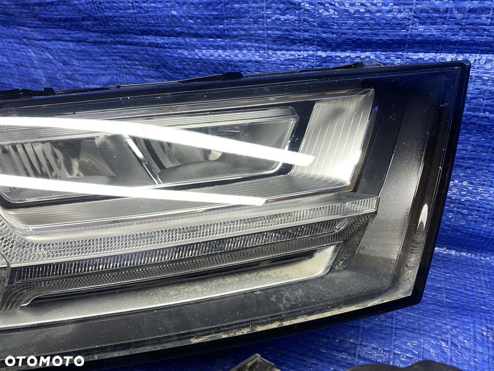 KOMPLET lamp FULL LED - LEWA PRAWA przód AUDI Q7 4M lampa przednia OEM - 6