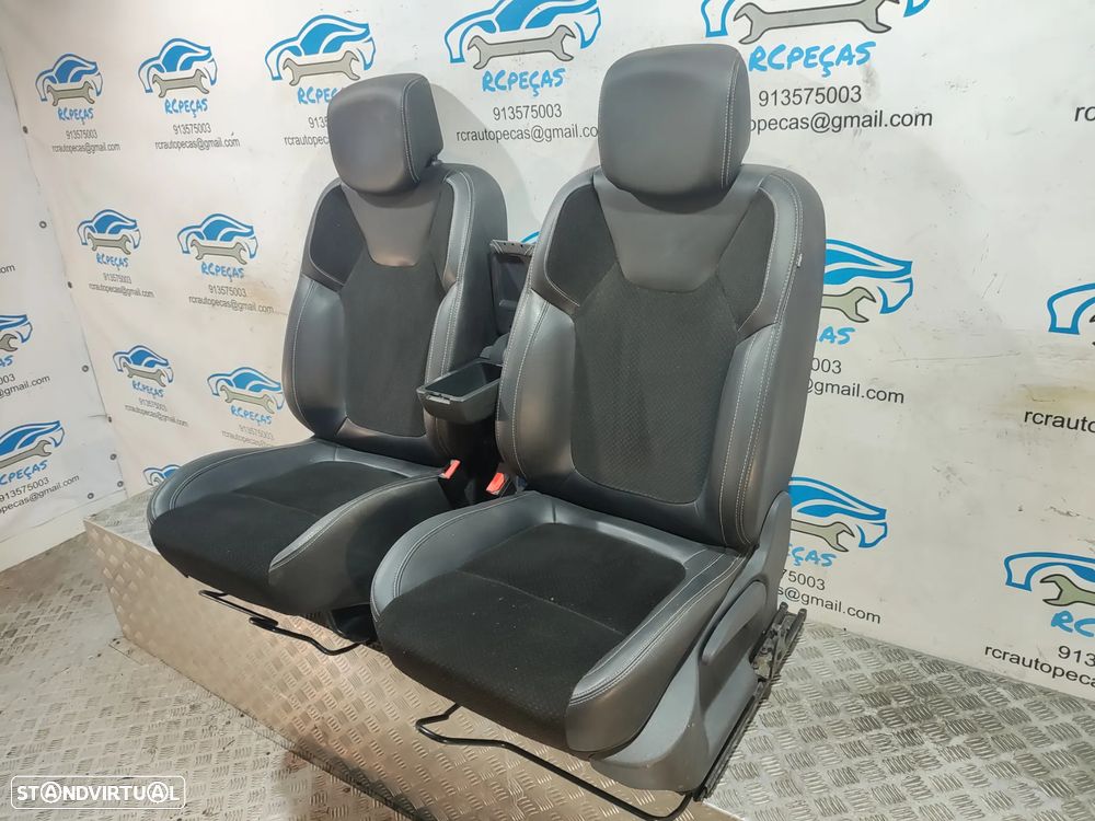 Conjunto Bancos Originais Frontais Frente Renault Clio IV 4 Pele Tecido - 5