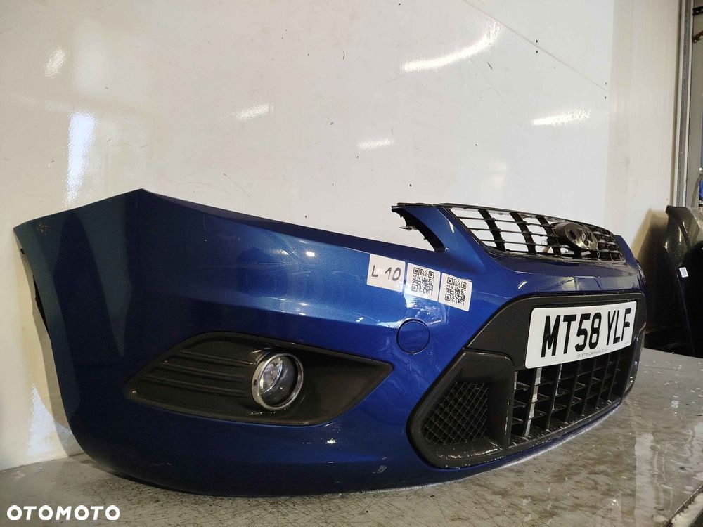 + ZDERZAK PRZÓD PRZEDNI DO FORD FOCUS MK2 II LIFT FL RS ST SPORT 36 NIEBIESKI HALOGENY - 3