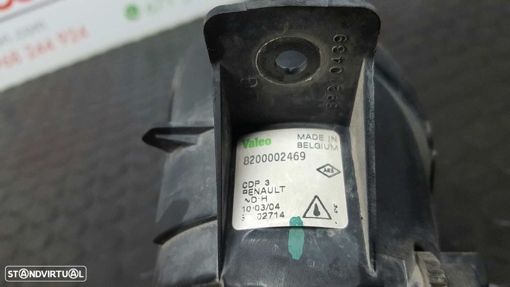 FAROL DE NEVOEIRO ESQUERDO RENAULT CLIO II FASE II (B/CB0) AUTHENTIQUE - 2