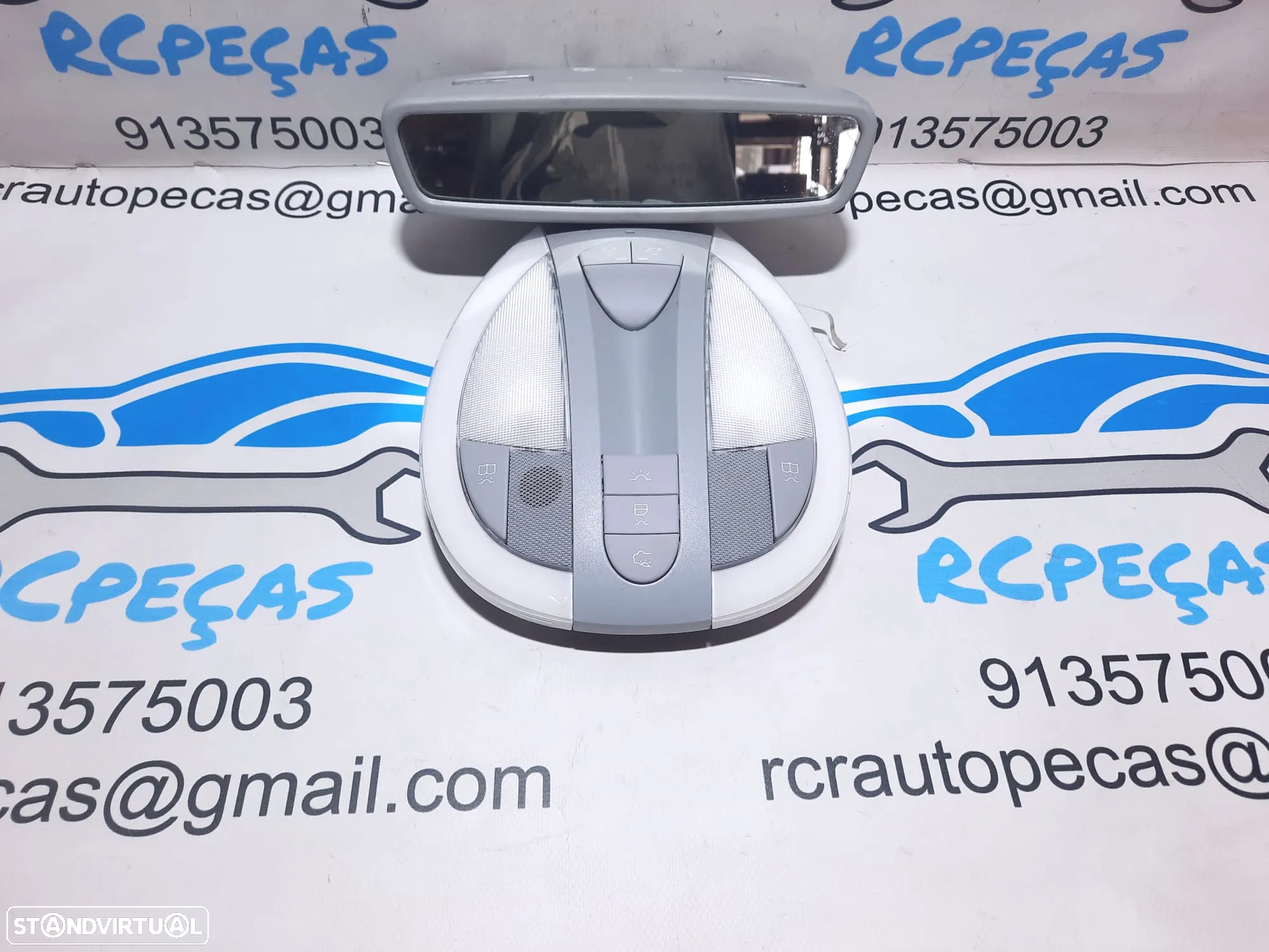 PLAFONIER FRENTE FRONTAL RETROVISOR BOTÃO BOTÕES SWITCH MERCEDES CLASS E W211 2118205301/D43 - 7