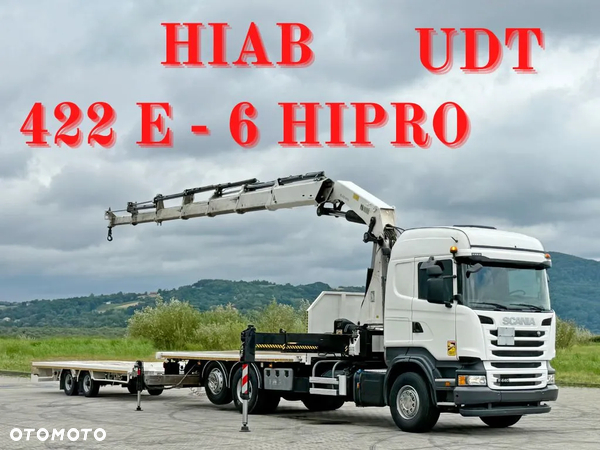 Scania R 440 * HIAB 422 E-6 HIPRO/PILOT+PRZYCZEPA / 6x4