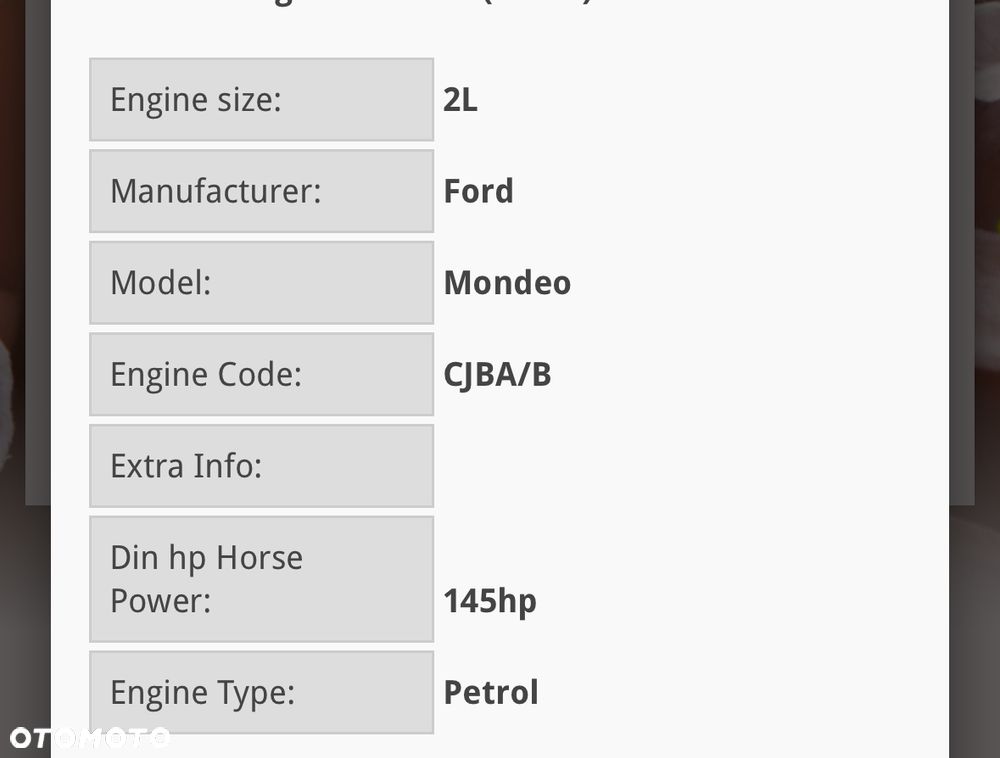 Silnik KOMPLETNY  Ford Mondeo III 2.0 16V CJBA CJBB 2007r CJBB film video - 11