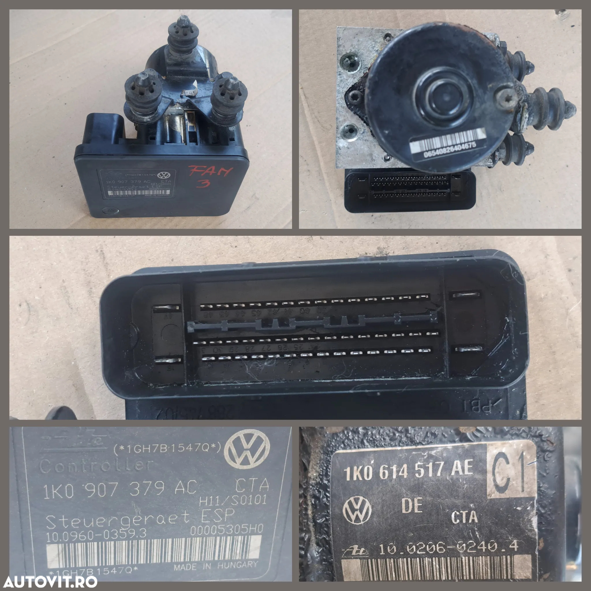 Pampa ABS ESP Fiat Ducato Peugeot Boxer Citroen Jumper VW Golf Touran Passat Caddy Skoda - 4