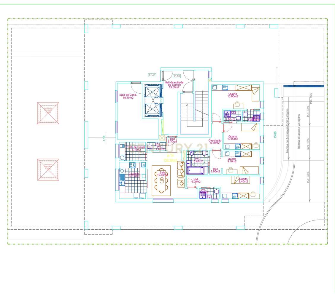 Apartamento T3, em Construção, na Marinha Grande - Grande imagem: 4/4