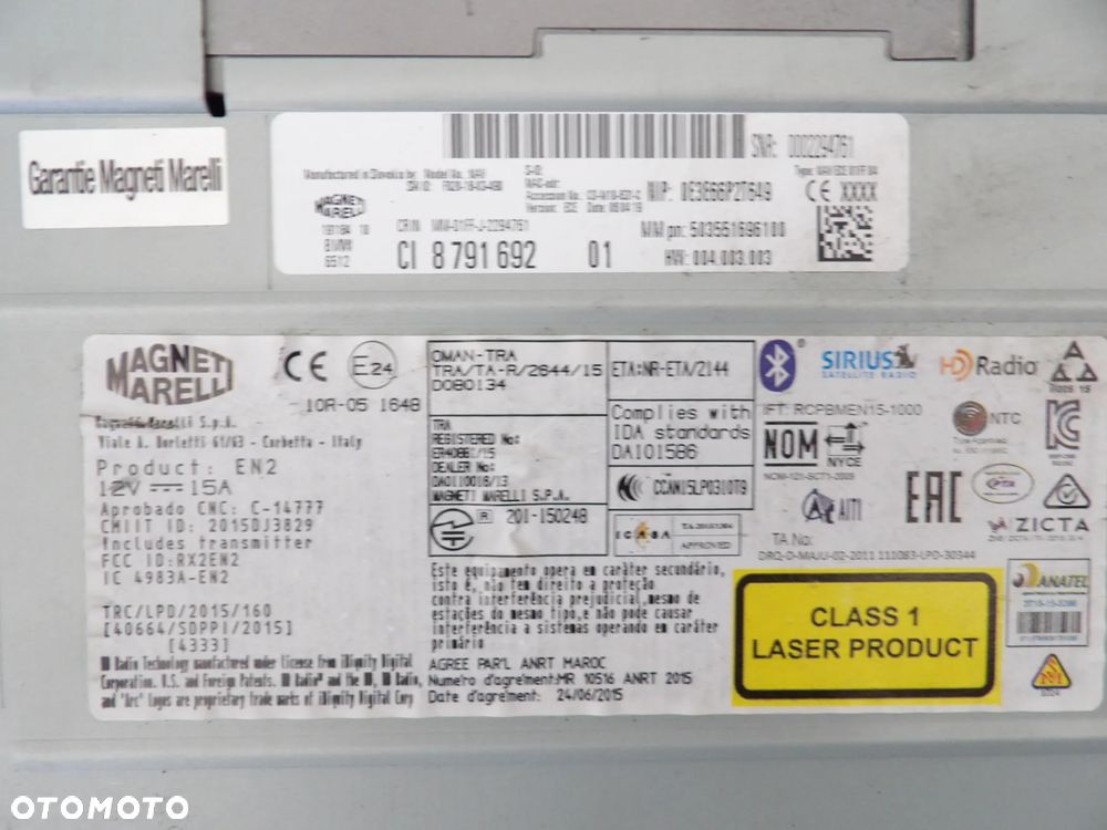 BMW - F30,F31 - RADIO , CZYTNIK - 8791692 - 2