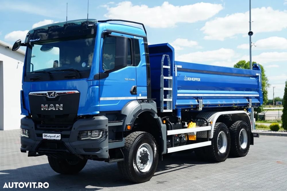 MAN TGS 33.480 / 6X6 / BASCULATOR 3 LATE / KH KIPPER / HYDROBRAD / AUTOMAT / EURO 6 - 13