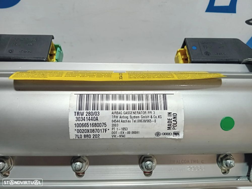 Airbag passageiro original Vw Volkswagen Touareg 7L - 8