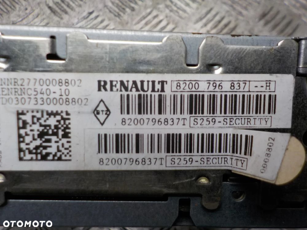 RENAULT MEGANE II RADIOODTWARZACZ 8200796837 - 4