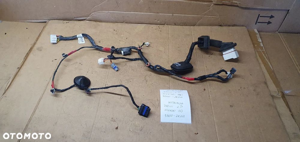 Wiązka instalacja drzwi lewy przód Hyundai I30 I Lift 91600-2R011 - 7