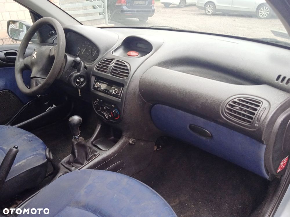 Na części Peugeot 206 1.1 5D lakier EYLC silnik HFX skrzynia maska klapa drzwi zderzak lampa błotnik - 11