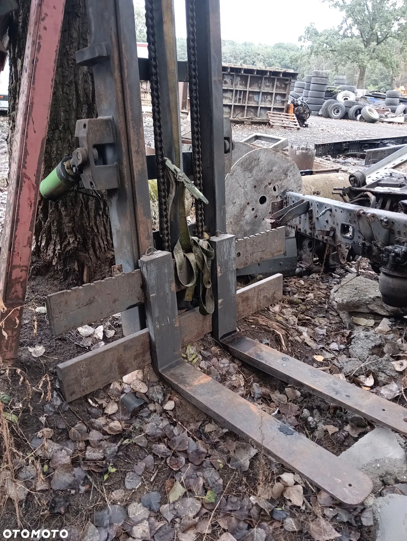 Maszt karetka widly wozek widlowy udzwid 3.5T CLARK c500 - 1