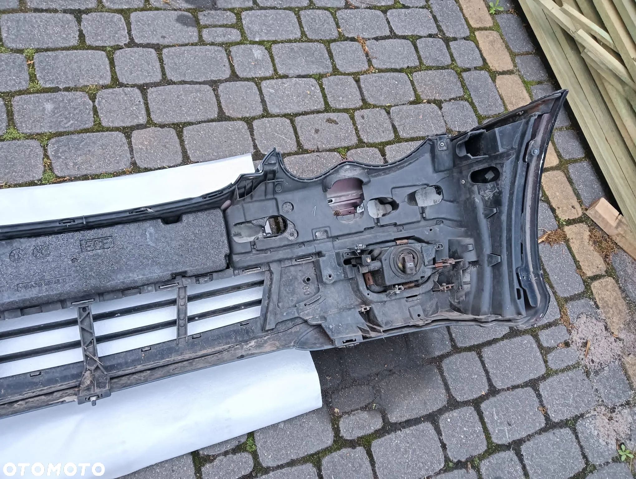 Zderzak przód Mercedes w203 lift czarny - 14