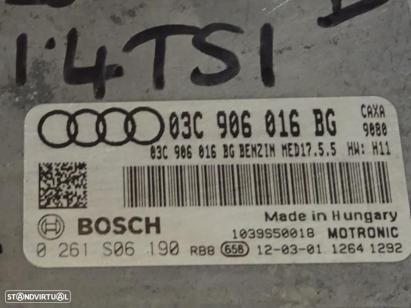 Centralina De Motor Audi A1 (8X1, 8Xk)  Centralina 1.4 Tsi 0261S06190 - 2