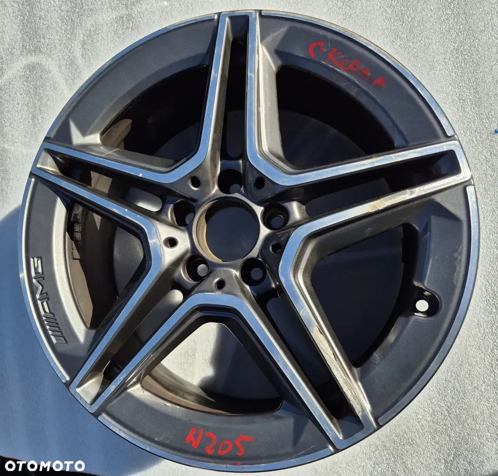 Felga aluminiowa alufelga Mercedes W205 AMG A2054019500 7,5Jx18H2 ET44 - 1