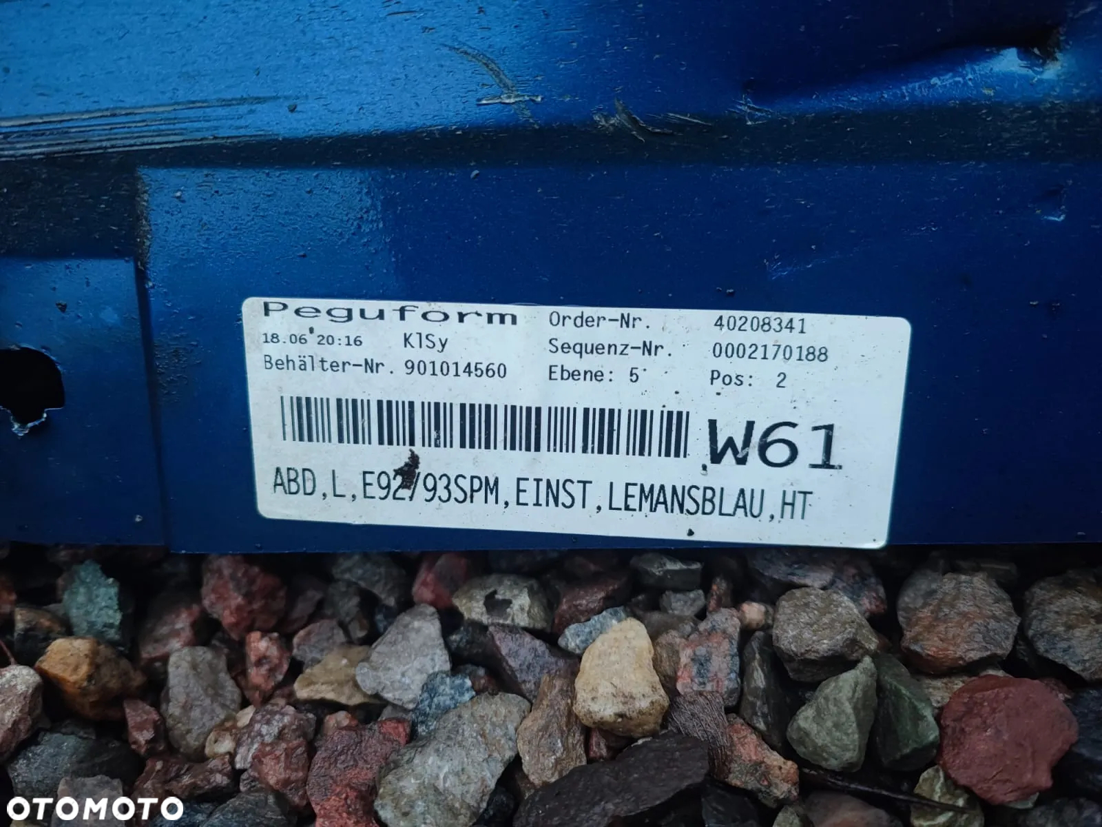 BMW E92 / E92 LCI / E93 / E93 LCI, ORYGINALNE NAKŁADNI NA PROGIM-PAKIET LEWA + PRAWA, W KOL. LE MANS BLAU METALIC 381. O NR: 7 173 919 / 7 173 920 / 8 041 198 / 8 041 197 OEM. W BARDZO DOBRYM STANIE. - 16