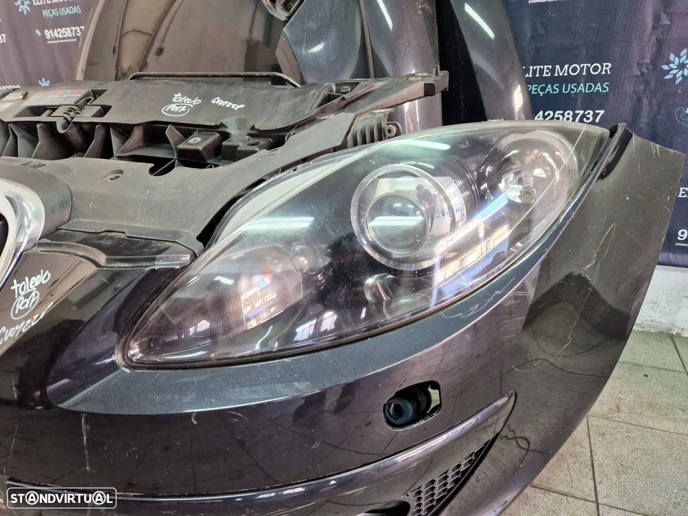 Frente completa usada SEAT ALTEA TOLEDO SPORT 2.0 TDI XENON capot parachoques guardalamas oticas radiadores - 5