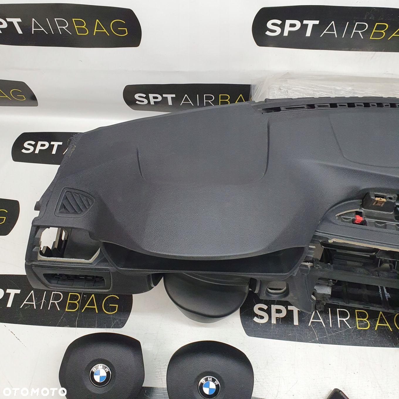 BMW 4 F33 F34 DESKA ROZDZIELCZA KONSOLA KOKPIT PULPIT PODUSZKI AIRBAG AIR BAG PASY KIT SET - 2