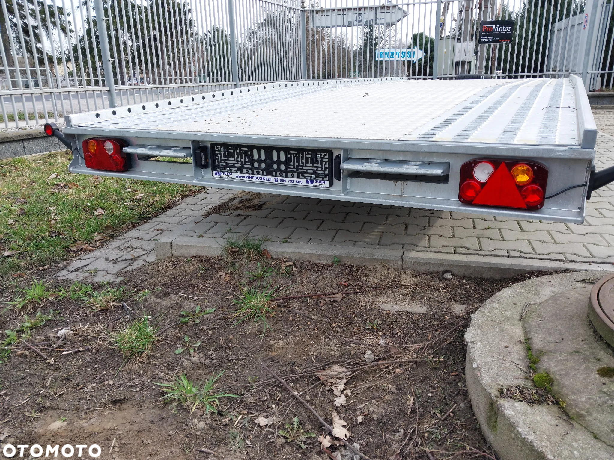 WNP SUSKI L30S45 tył skos, do przewozy pojazdów - 9