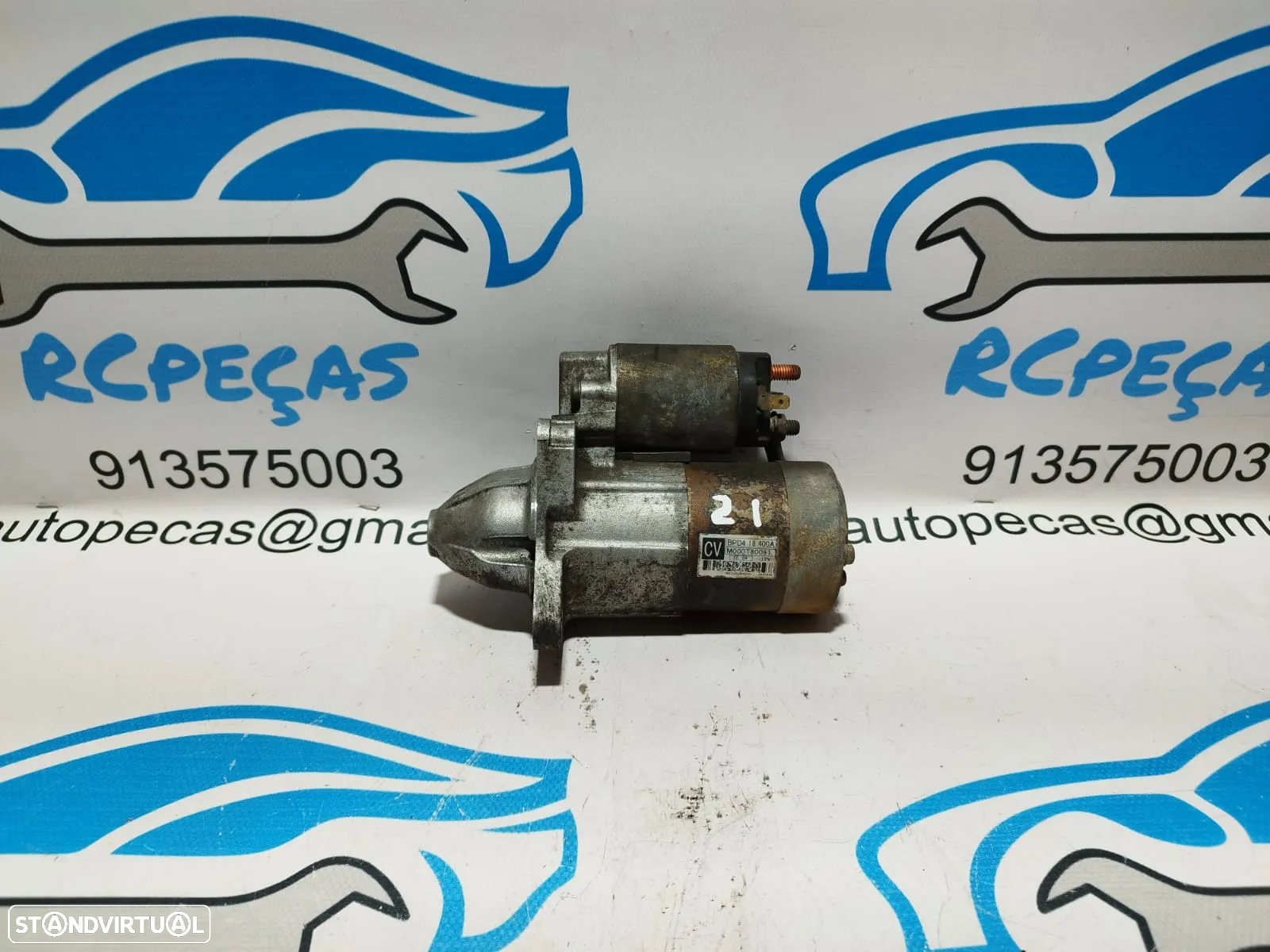 MOTOR ARRANQUE MAZDA MX5 MX-5 1.8i 16V 146CV BP6D BPD418400A M000T80081 MAZDA 323F 323S 323C DEMIO - 3