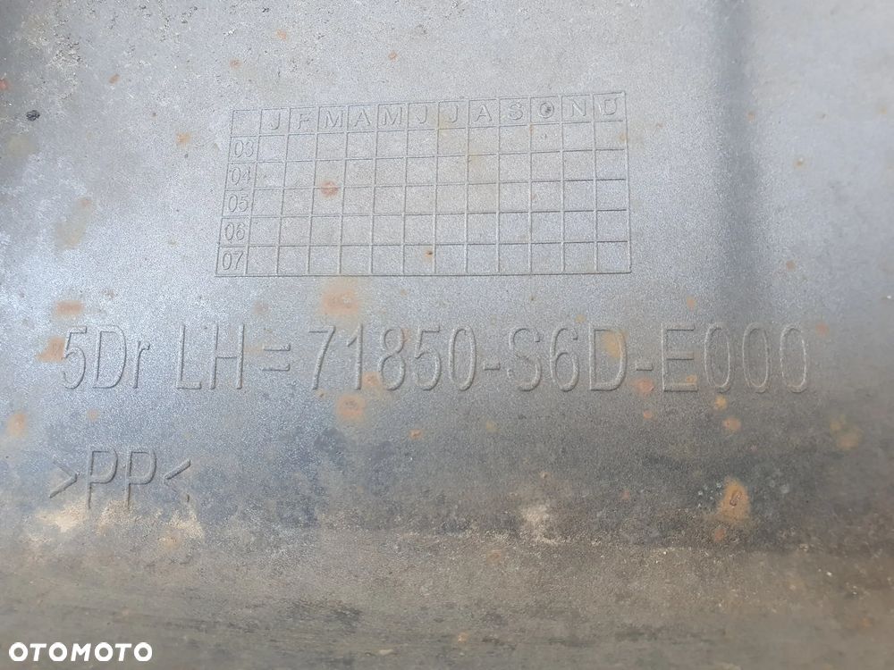 LISTWA PROGOWA LEWA HONDA CIVIC VII LIFT 5 DRZWI 71850-S6D-E000 - 8