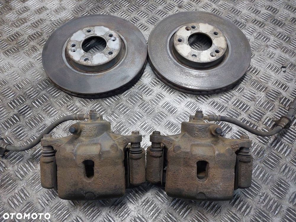 TARCZE HAMULCOWE PRZÓD + KLOCKI + ZACISKI KIA CEED II 1.6 CRDI - 1