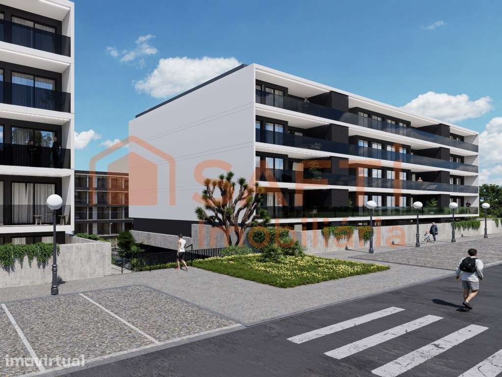 Gondomar Green Lote 11 T2 Piso 3 com Varanda Nascente Norte - Grande imagem: 2/10