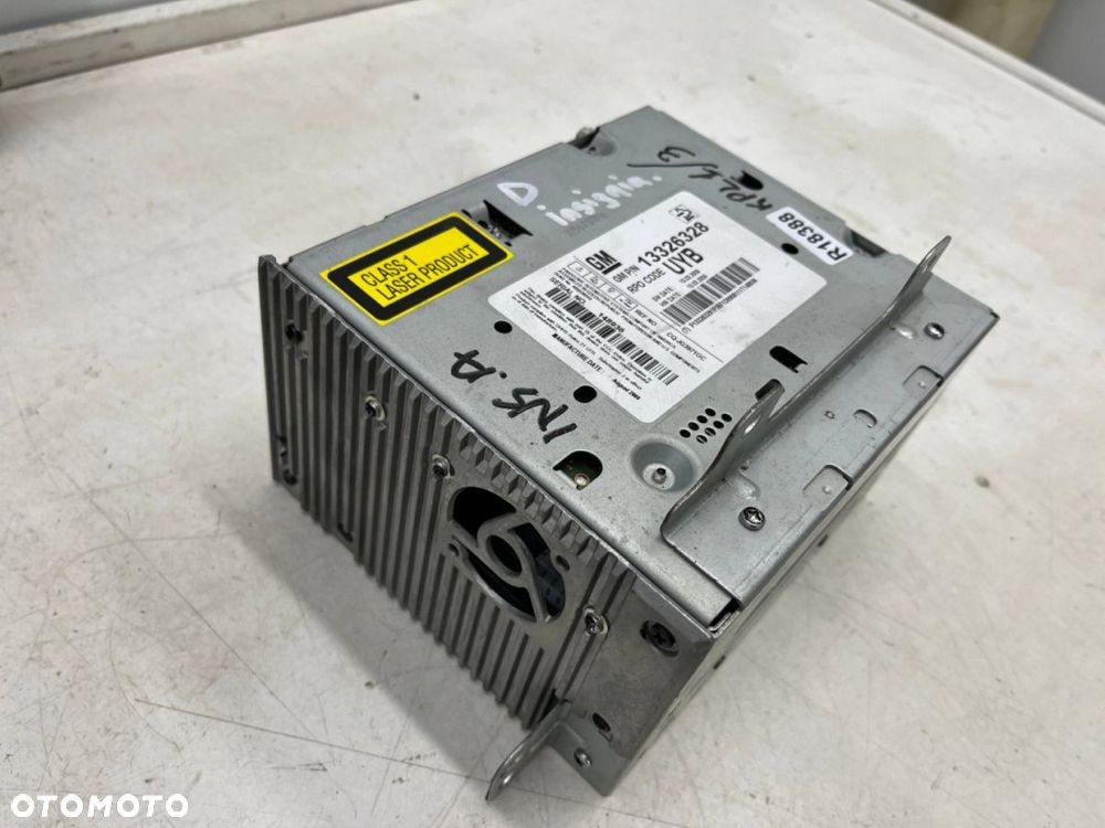 Radio Opel Insignia A 08-17r tuner CD 300 czytnik płyt panel sterowania wyświetlacz komplet 13326328 - 10