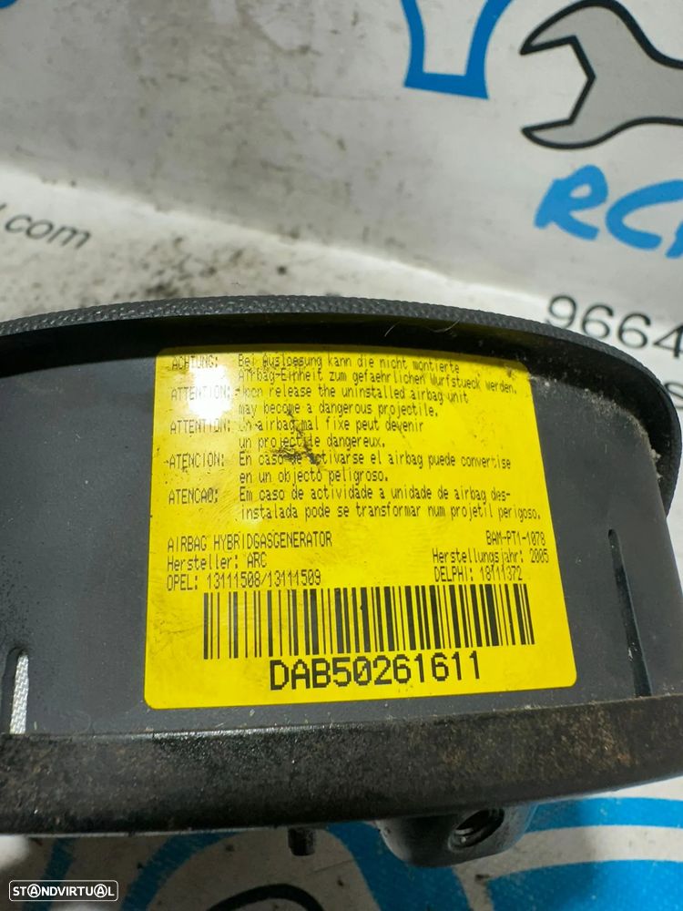 .Airbag Volante Condutor GM Opel Corsa Combo 13111508 2000 - 2011 - 8