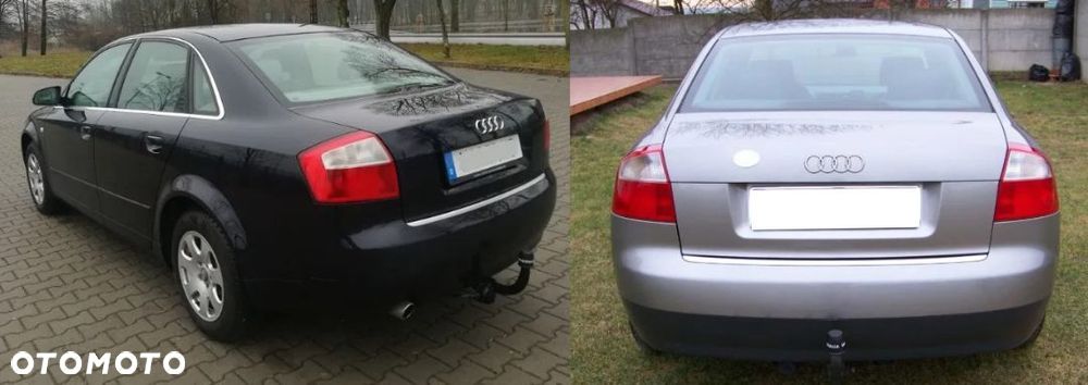 HAK HOLOWNICZY + KULA + UNIWERSALNA WIĄZKA 7PIN AUDI A4 B6 B7 SEDAN + KOMBI AVANT + QUATTRO 4x4 E20 - 4