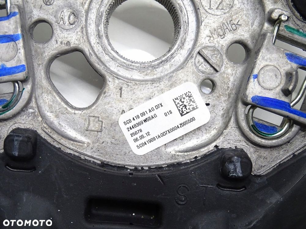 KIEROWNICA ŚCIĘTA SKÓRA SKÓRZANA MULTIFUNKCJA VW BEETLE 5C 5C0419091AG - 12