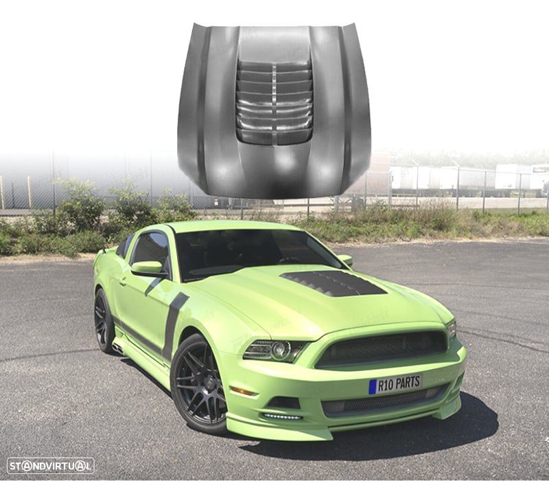 CAPO FORD MUSTANG 10-14 LOOK GT500 ALUMINIO - 1