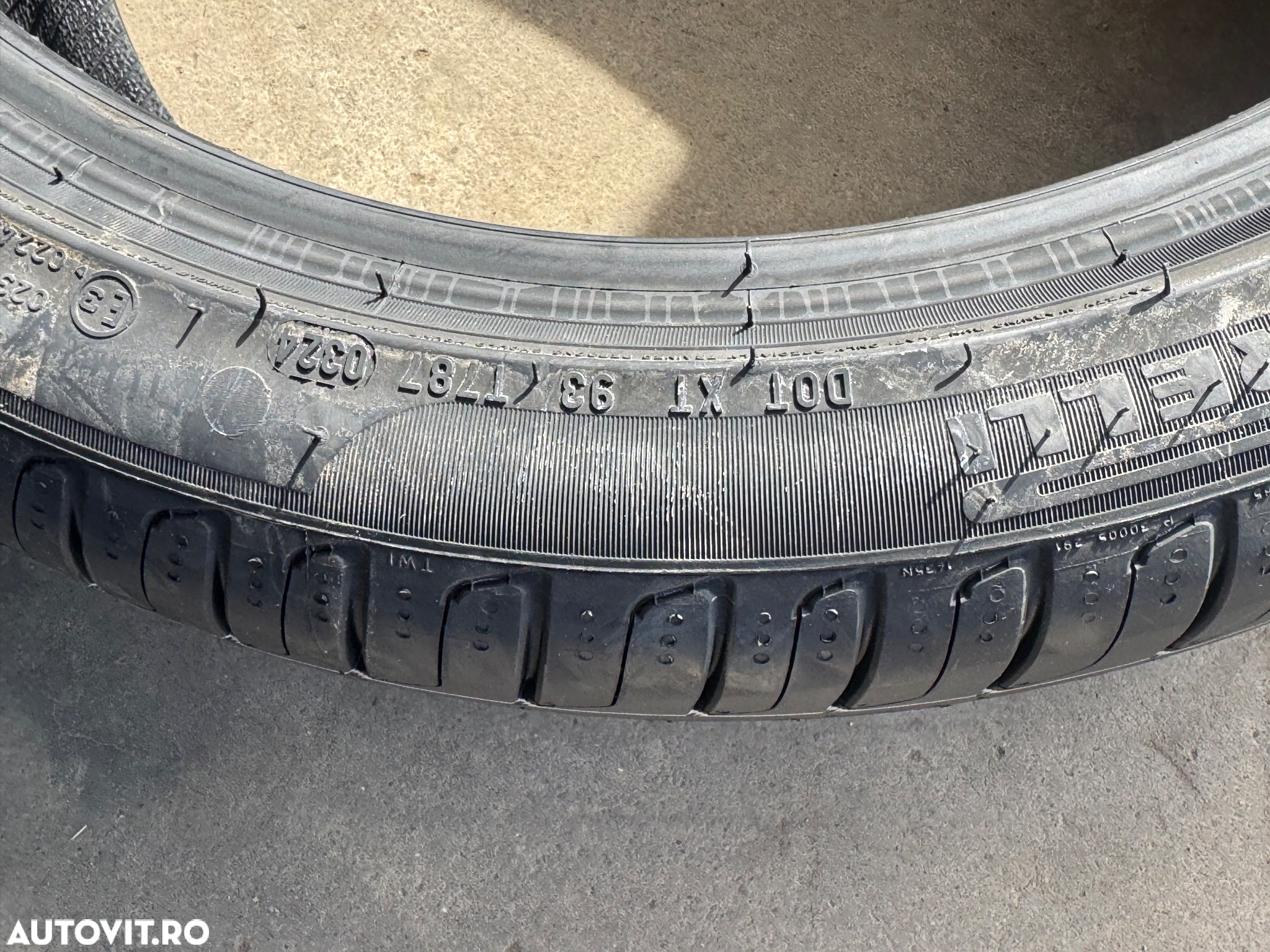 Vând anvelope 245/40/19 Pirelli de vară noi cu runflat - 5