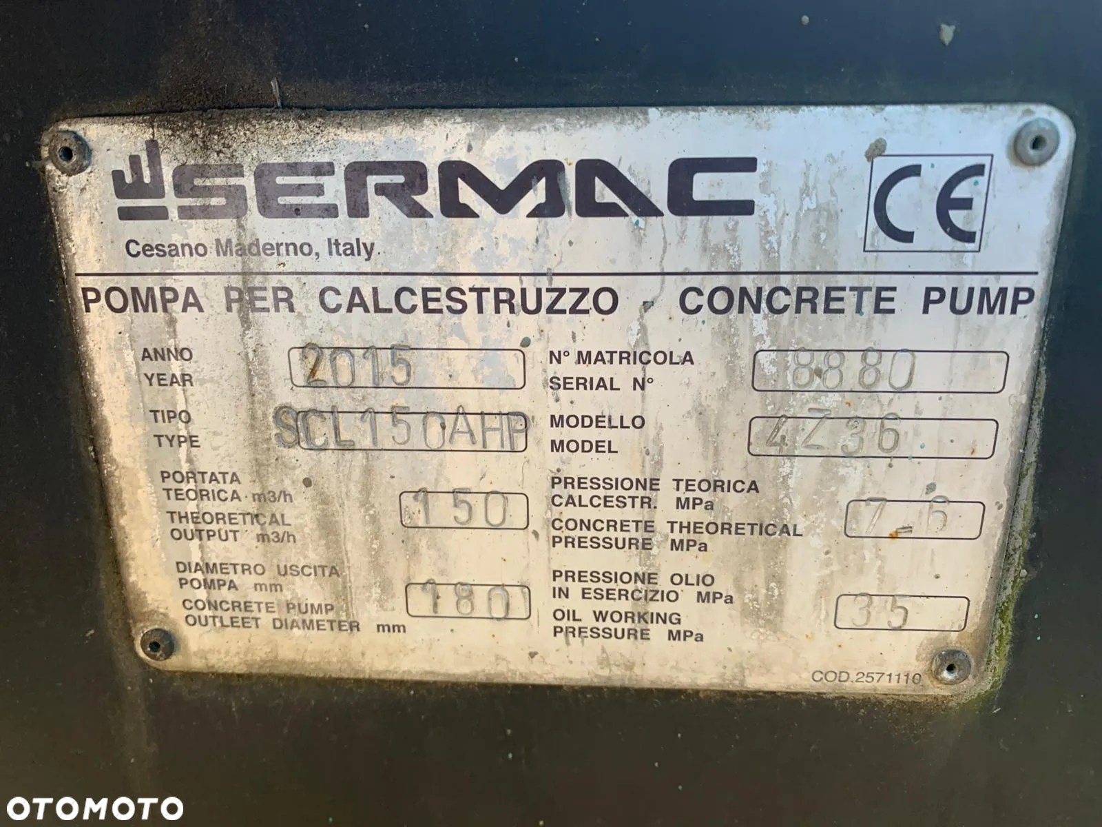 Mercedes-Benz AROCS 2636 6x4 EURO6 POMPA DO BETONU SERMAC 4Z36 - 18