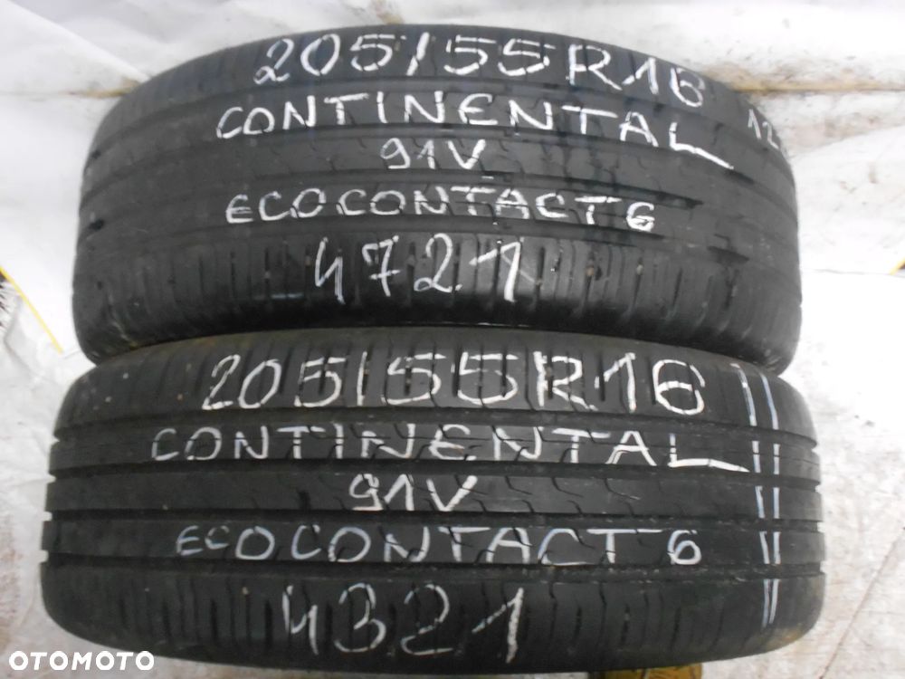 OPONY 205/55R16 CONTINENTAL ECO CONTACT 6 DOT 4721 7MM - 1