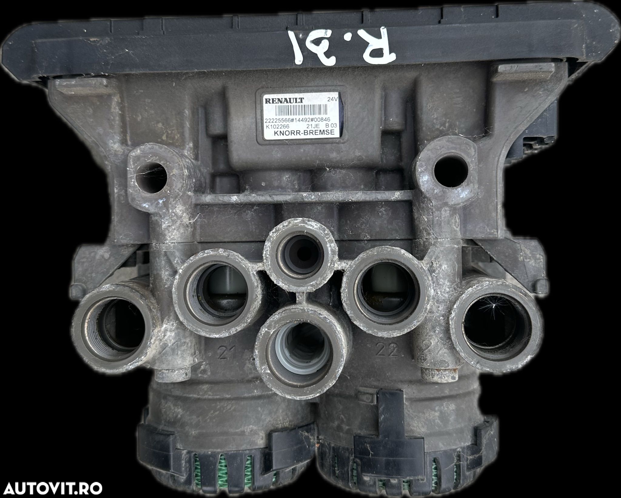 Modulator ebs spate renault T volvo FH4 22225566 k102266 - 1
