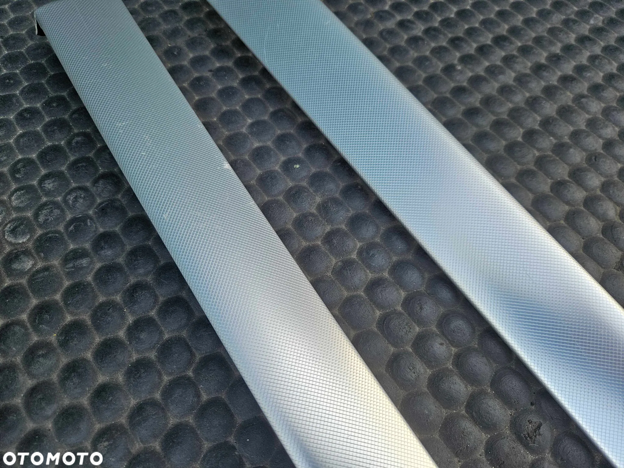 Listwy Ozdobne Dekor Listwa Drzwi Srebrne Rybia Luska Carbon Audi A4 B6 B7 - 11