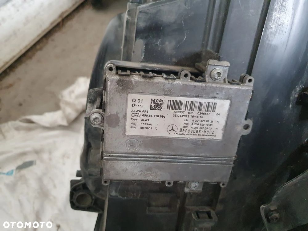 MERCEDES GLK X204 LAMPA BI-XENON PRAWY PRZÓD A2048207559 - 7