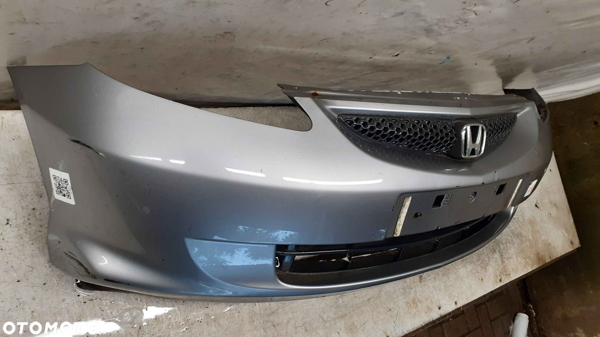 ) ZDERZAK PRZÓD PRZEDNI HONDA CIVIC 7 VII LIFT NH674P SZARY - 4