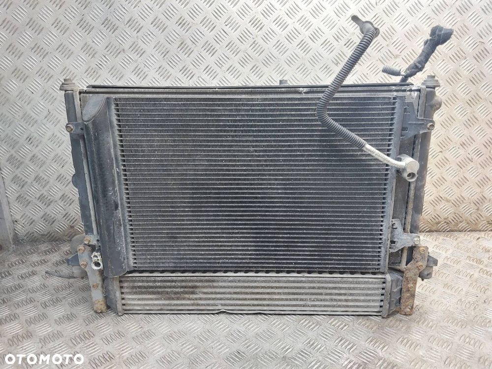 CHŁODNICE KOMPLET + WENTYLATORY FORD GALAXY MK1 FL 1.9 TDI 7M3820411A - 3