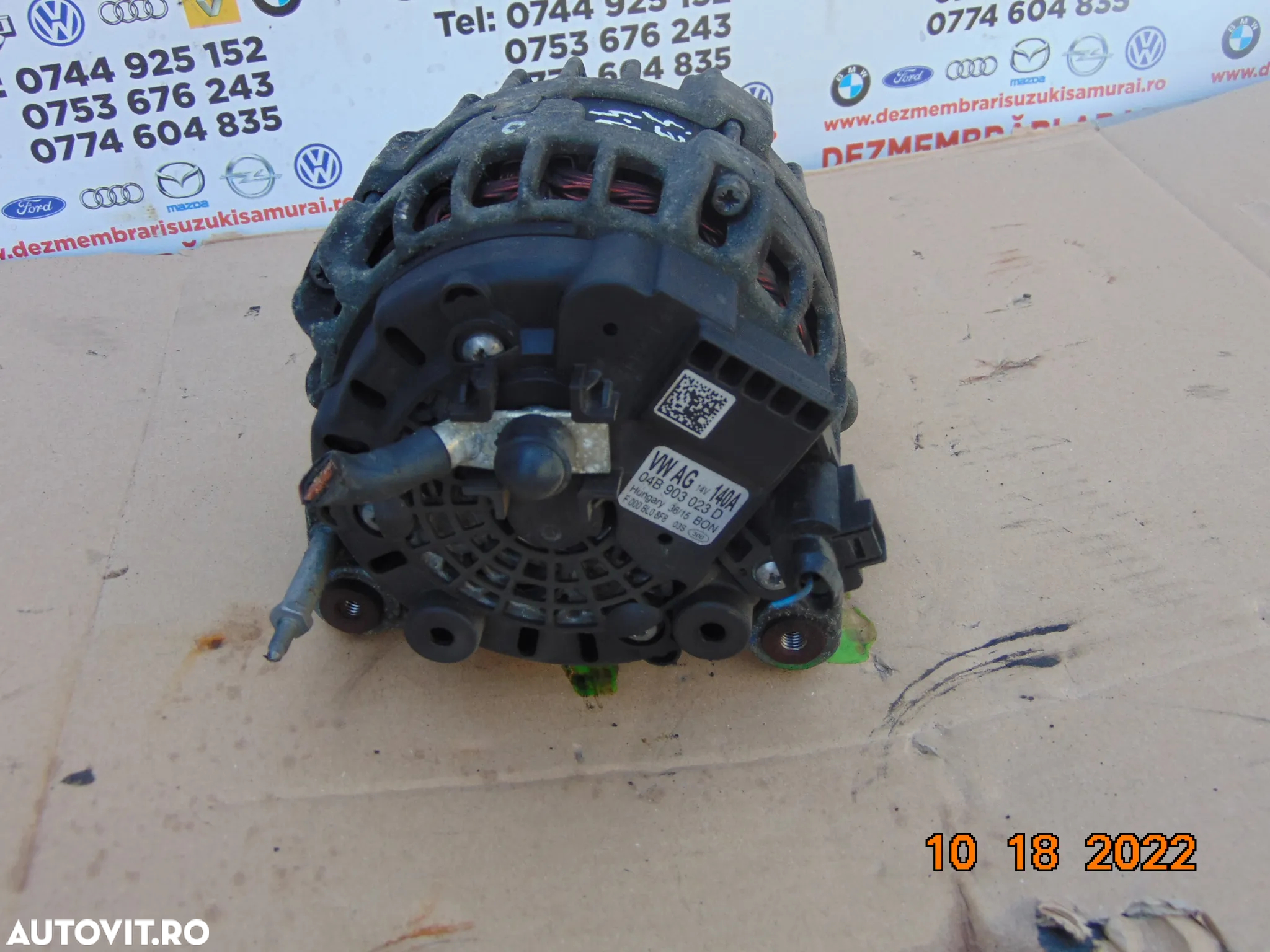 Alternator VW Polo 6R 1.4tdi CUS Skoda fabia 3 Audi a1 seat ibiza toledo 1.4 tdi - 4