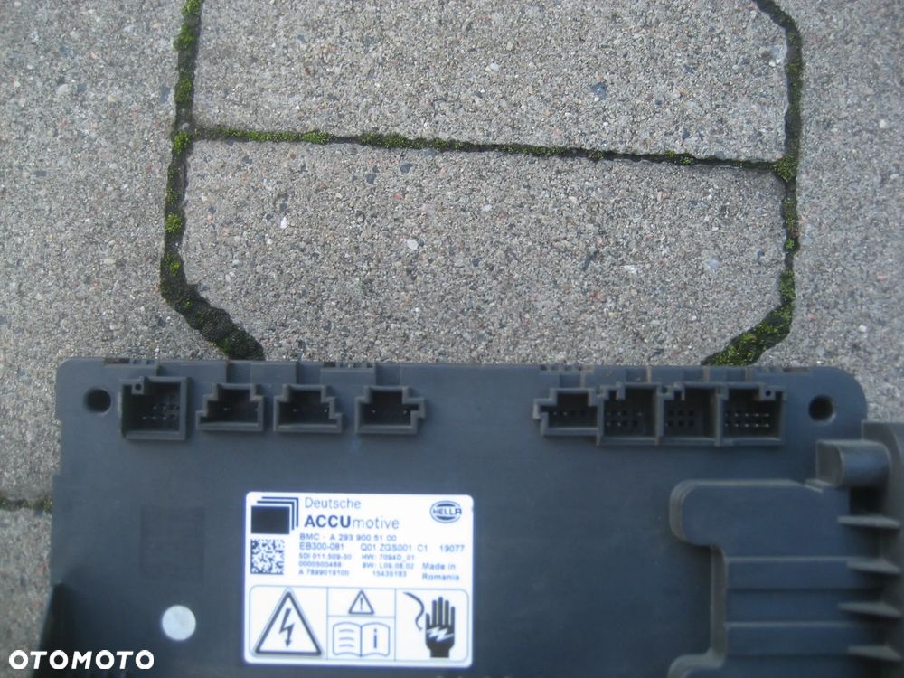 mercedes eqs smart sterownik moduł bmc accu a2939005100 a7899019100 - 3