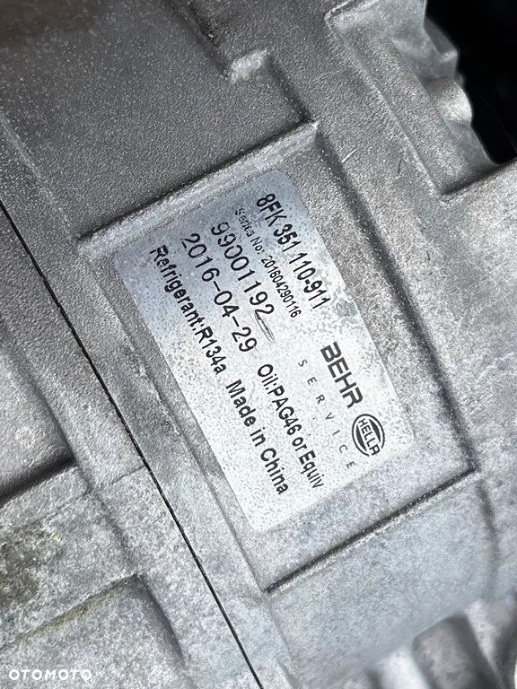 SPRĘŻARKA KLIMATYZACJI KOMPRESOR 8FK351110-911 VW T5 CARAVELLE DOKA MULTIVAN TRANSPORTER 2.5 TDI TOUAREG PHAETON 8FK351110 - 3