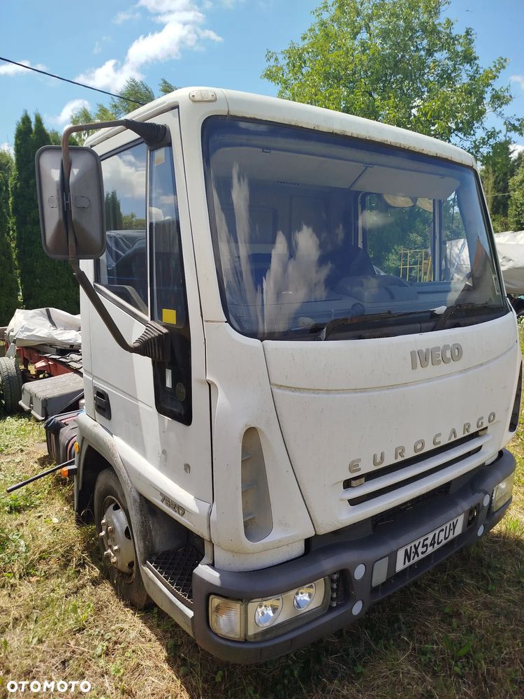Iveco Eurocargo 75e17 Tector Niski przebieg rama laweta zwyżka wywrotka podnośnik koszowy - 7