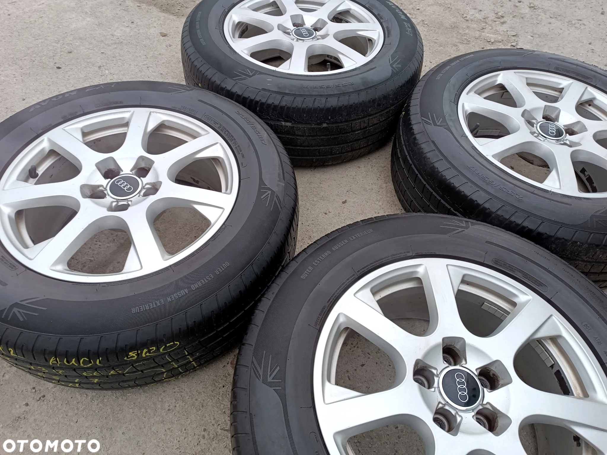 5x112 Felgi Aluminiowe Alufelgi 17 AUDI Q5 8R0 80A 8R Koła Letnie Lato 5,5mm Legnica ALU-RAD 235/65 - 4