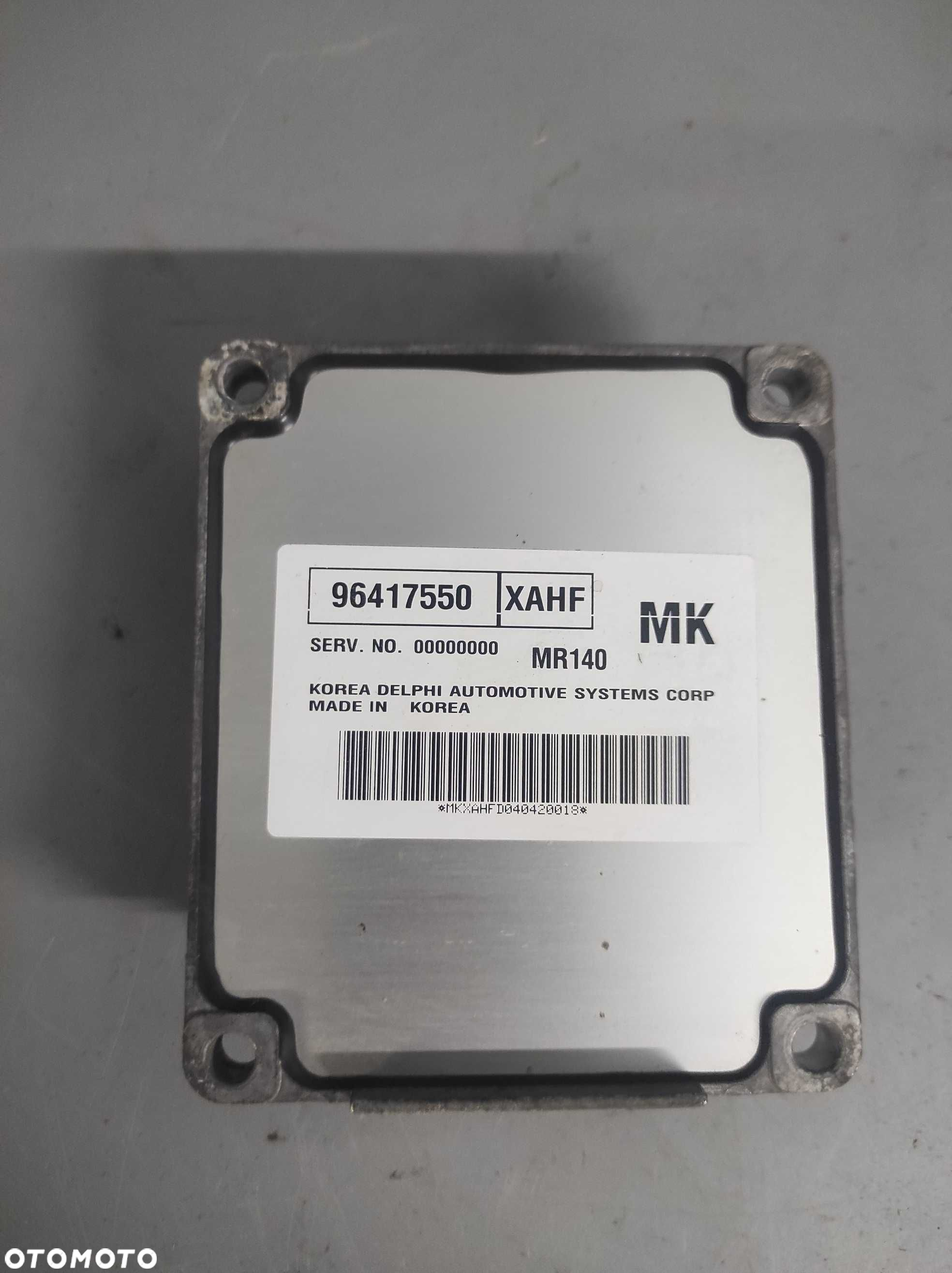 CHEVROLET AVEO, KALOS, Sterownik silnika 1.4, OE: 9641.7550 MR140 - 3