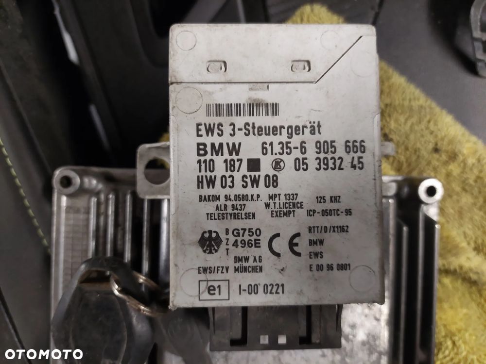 BMW 3 E46 2.0D STEROWNIK KOMPUTER SILNIKA EWS KLUCZ 7792025 RAF-AUTO CZĘŚCI BMW - 3