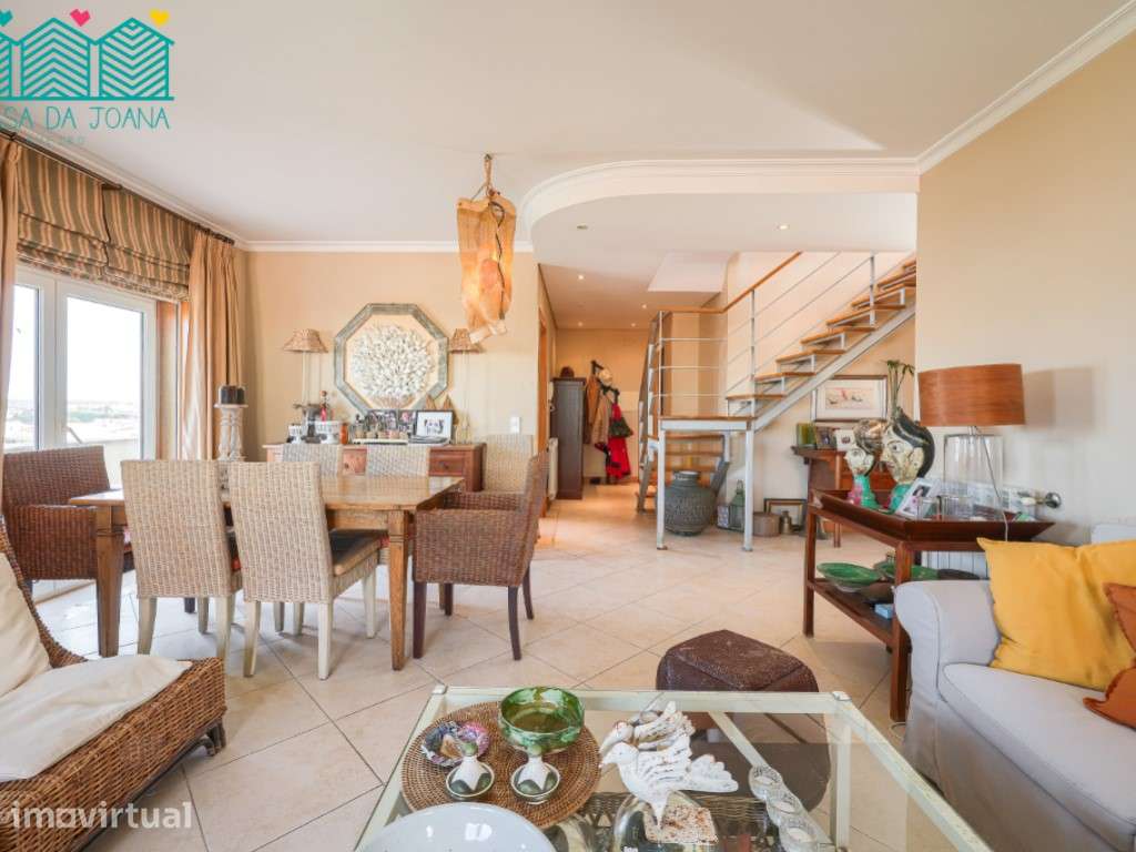 Apartamento T3 Duplex com vista ria e vista mar na Praia da Barra - Grande imagem: 2/24